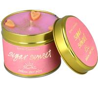 Bomb Cosmetic Scented Candle in Tin - Essential Oils, Vegan Friendly, 30-35 Hour Burn - Relaxing & Long-Lasting Aromatherapy Candle for Home, Travel & Gifting (Sugar Sunset)