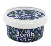 Bomb Cosmetics Bluebell Wood Body Butter, Moisturising Body Cream with Natural Shea Butter and Pure Essential Oils, Cruelty Free and Vegan Friendly, 200ml