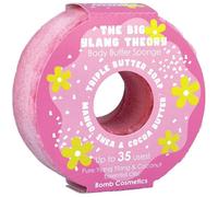 Bomb Cosmetics Body Buffer Soap Infused Sponge 2 in 1 Cleanse Exfoliate Moisturising Triple Butter Soap Sponge with Soap Inside The Big Ylang Theory