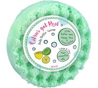 Bomb Cosmetics Women's Body Buffer Soap Shower Sponge Citrus Got Real in Green Bomb Cosmetics Green
