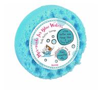 Bomb Cosmetics Body Buffer Soap Shower Sponge Mer-Made For Blue Waters Blue One Size