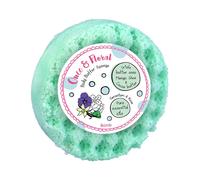 Bomb Cosmetics Body Buffer Soap Shower Sponge Once & Floral In Green Green