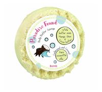 Bomb Cosmetics Body Buffer Soap Infused Sponge 2 in 1 Cleanse Exfoliate Moisturising Triple Butter Soap Sponge with Soap Inside Paradise Found