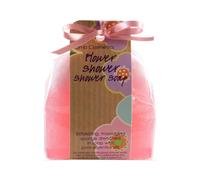 Bomb Cosmetics Body Buffer Soap Sponge Flower Shower Pink Rose Scented 1Pc Pink One Size