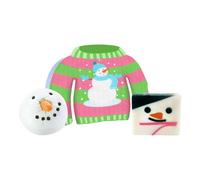 Bomb Cosmetics Christmas Frosted & Fabulous Bath & Body Mini Gift Set In White White