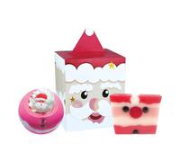 Bomb Cosmetics Christmas Santa Bae-Bae Mini Bath & Body Gift Set In Red Red One Size