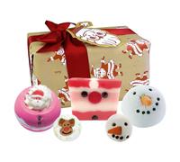 Bomb Cosmetics Claus For Celebration Christmas Bath Bomb & Body Gift Set In Red Red One Size