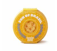 Bomb Cosmetic 2 in 1 Exfoliating Soap Filled Shower Shave Bath Sponge Body Buffer Luxury Inspired Scent for Her (Sun of Brazi)