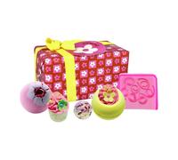 Bomb Cosmetics Flower Power Bath & Body Bath Bomb Gift Set In Pink Pink One Size