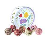 Bomb Cosmetics Love is All Around Bath Creamer Gift Pack - Luxurious Pampering Bath Bombs with Natural Butters and Essential Oils to Moisturise & Nourish Skin
