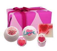 Bomb Cosmetics Christmas Bath Soap Gift Packs | The Great British + Pop Up Card
