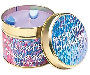 Bomb Cosmetics Passionfruit Fandango Scented Tin Candle; Passionfruit & Citrus Zest Fragrance; Contains Pure Bergamot & Lemon Essential Oils; 30-35 Hour Burn