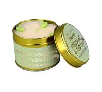 Bomb Cosmetics Scented Tinned Candle Warm Croissant & Pistachio in Pale Green Bomb Cosmetics Pale Green