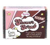 Bomb Cosmetics Shower Soap Scrub - Coco Glow in Beige | Size: 100g