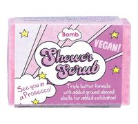 Bomb Cosmetics Vegan Shower Body Scrub Triple Butter (100g, See you in a Prosecco!)
