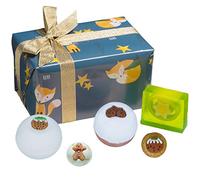 Bomb Cosmetics Silent Night Handmade Wrapped Bath & Body Gift Pack, Contains 5-Pieces, 610 g