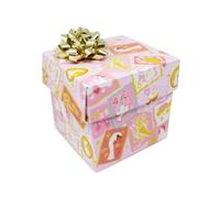 Bomb Cosmetics Sleigh Belle Christmas Gift Set for Women - Festive Bath & Body Pamper Gift Box with Whipped Soap, Clay Mask, Mini Bath Bomb & Solid Shower Gel - 4 Piece Cruelty Free Beauty Gift
