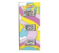 Bomb Cosmetics Discovery Body Care Gift Set - Mini Pots: Body Scub Polish & Body Butter (120ml Each) | Vegan & Cruelty-Free Skincare Set (Sunshine Babe)