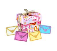 Bomb Cosmetics Cube Gift Pack - 4 Handmade Bath Blasters | Mixed Fragrance Bath Bombs with Essential Oils | Colourful Ribbon Box | Vegan, Cruelty-Free & Handmade (Bombtastic Days of Christmas)