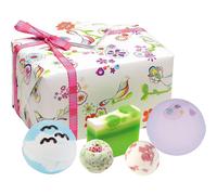 Bomb Cosmetics Three Little Birds Handmade Wrapped Bath and Body Gift Pack, Contains 5-Pieces, 480 g [Contents/Packaging May Vary]