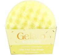 Bomb Cosmetics Vanilla & Tonka Gelato Body Buffer Triple Butter Soap Sponge