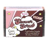 Bomb Cosmetics Vegan Shower Body Scrub Triple Butter (100g, Coco Glow!)