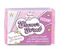 Bomb Cosmetics Vegan Shower Body Scrub Triple Butter (100g, See you in a Prosecco!)