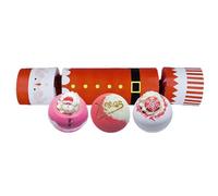 Bomb Cosmetics Women's Festive Father Christmas Bath Bomb Cracker Gift Set in Red Bomb Cosmetics Red