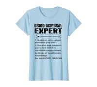 Bomb Disposal Expert T-Shirt, Women, Baby Blue, Medium