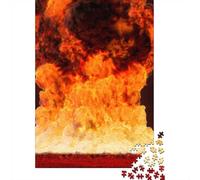Bomb Nuclear Explosion Jigsaw Puzzle for Adults, 1000 Pieces, 38x26cm/1000pcs; Relaxed Solo Time at Home; White Cardboard with Reduced Dust