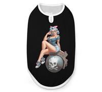 Bomb Pinup Dog Shirts Pullover Pet Vest T-shirts for Small Medium Dogs & Cats