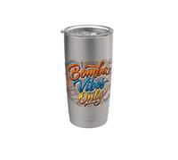 Bomba Vibes Only Afro-Caribbean Rhythm Art Stainless Steel Insulated Tumbler