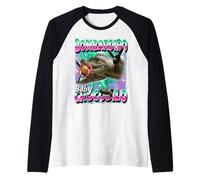 Bombardiro-Crocodilo Italian-Brainrot No Bad Drops on Kids Raglan Baseball Tee