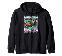 Bombardiro-Crocodilo Italian-Brainrot No Bad Drops on Kids Zip Hoodie