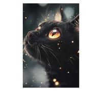 Bombay Cat Under Twilight Sparks Classic Jigsaw Puzzle for Adults, 1000 PCS