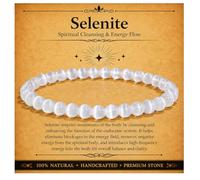 BOMBAY CRYSTALS EXPORT Natural Gemstone Crystal Beaded Bracelet, Multiple Stone Types & Sizes, 4 mm