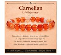 BOMBAY CRYSTALS EXPORT Natural Gemstone Crystal Beaded Bracelet, Multiple Stone Types & Sizes, 4 mm