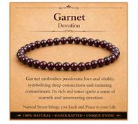 BOMBAY CRYSTALS EXPORT Natural Gemstone Crystal Beaded Bracelet, Multiple Stone Types & Sizes, 6mm