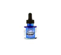 Bombay India Ink, 1.0 oz, Blue (5BY) - Highly Pigmented, Lightfast, Permanent, Waterproof - for Brush, Drawing Pen or Airbrushes