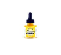 Bombay India Ink, 1.0 oz, Golden Yellow (13BY) - Highly Pigmented, Lightfast, Permanent, Waterproof - for Brush, Drawing Pen or Airbrushes