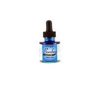 Bombay India Ink, 1.0 oz, Turquoise (20BY) - Highly Pigmented, Lightfast, Permanent, Waterproof - for Brush, Drawing Pen or Airbrushes