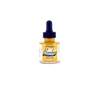 Bombay India Ink, 1.0 oz, Yellow Ochre (21BY) - Highly Pigmented, Lightfast, Permanent, Waterproof - for Brush, Drawing Pen or Airbrushes