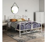 Bombay Metal Bed - White - Sizes Available - 3246198UK