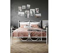 Bombay Metal Framed Bed White