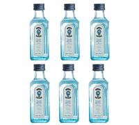 Bombay Sapphire Gin 50ml Pack of 6 | Miniature Alcohol | All Occasion Gift
