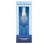 Bombay Sapphire Gin Gift Set. Includes 1x5cl Bottle 40% ABV and Branded Balloon Glass. Perfect Christmas or Birthdays by Blue Tree Gifts