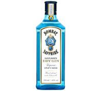 Bombay Sapphire London Dry Gin, 10 Botanicals, 40% ABV, 35cl | Premium Botanical Gin, 100% Vapour Infused Spirit, 10 Hand-Selected Botanicals, Smooth Cocktails, Great Gift, 350ml