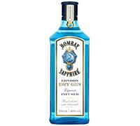 Bombay Sapphire London Dry Gin, 10 Botanicals, 40% ABV, 70cl