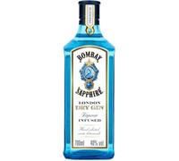Bombay Sapphire London Dry Gin | 40% ABV | Perfect for coktails (Single Botte 70cl)