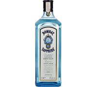 Bombay Sapphire London Dry Gin | Premium Distilled Gin | 1L Bottle | 40% ABV | Infused with 10 Hand-Selected Botanicals | Perfect for G&Ts, Cocktails & Gifting